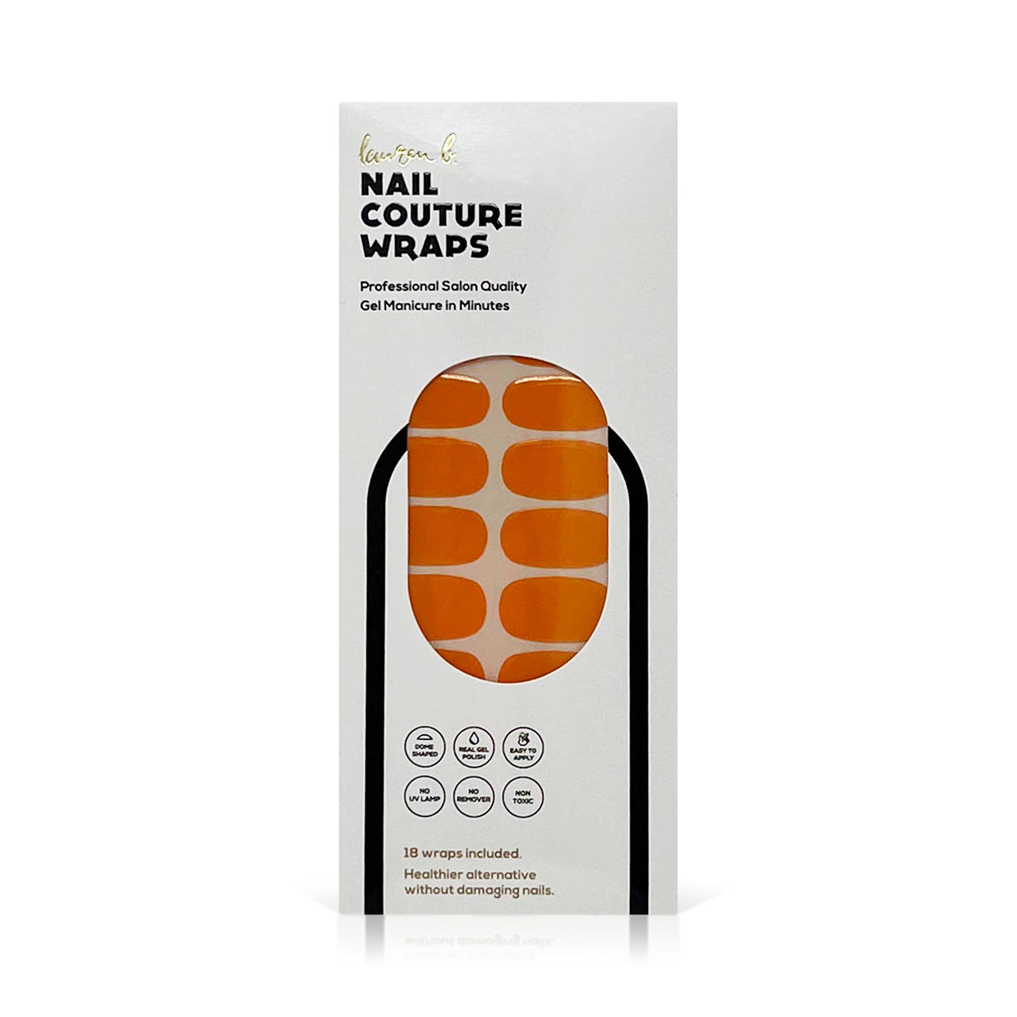 Apricot Solid Gel Nail Wrap