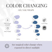 COLOR CHANGE Malibu Coastline Cobalt Gel Nail Wrap