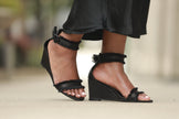 Angela Wedges Black