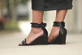 Angela Wedges Black