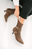 Alma Booties Brown