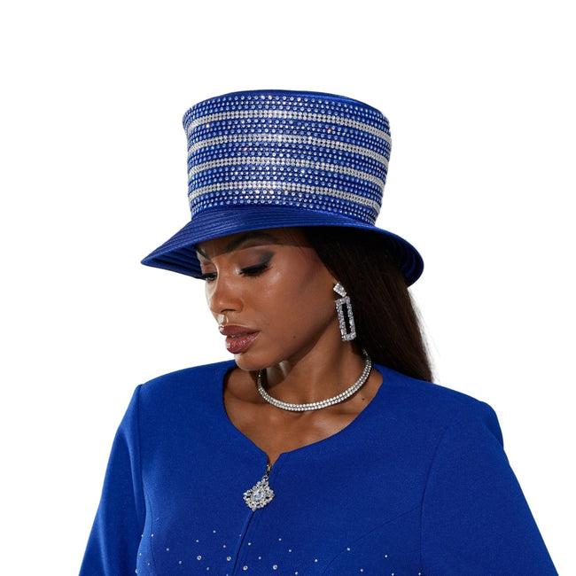 Stripes of Shine Knit Hat by Dorinda Clarke Cole