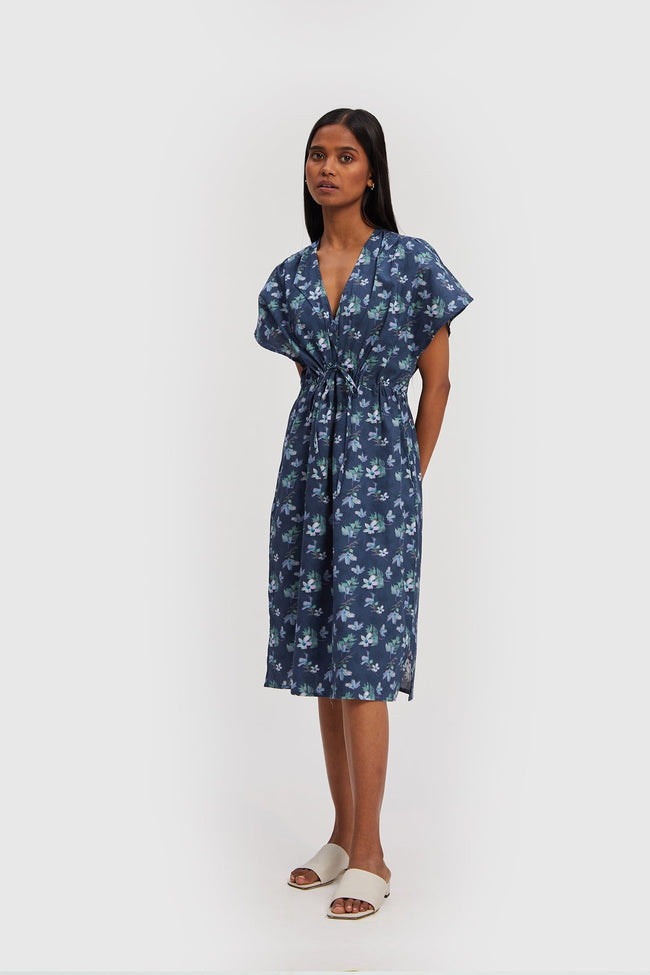 Midnight Gathered Dress