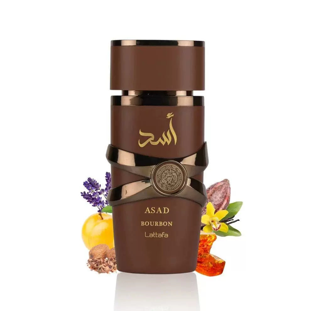 100ml Asad Bourbon Lattafa7 High Quality Arabic Dubai Middle East Men and Women Perfume