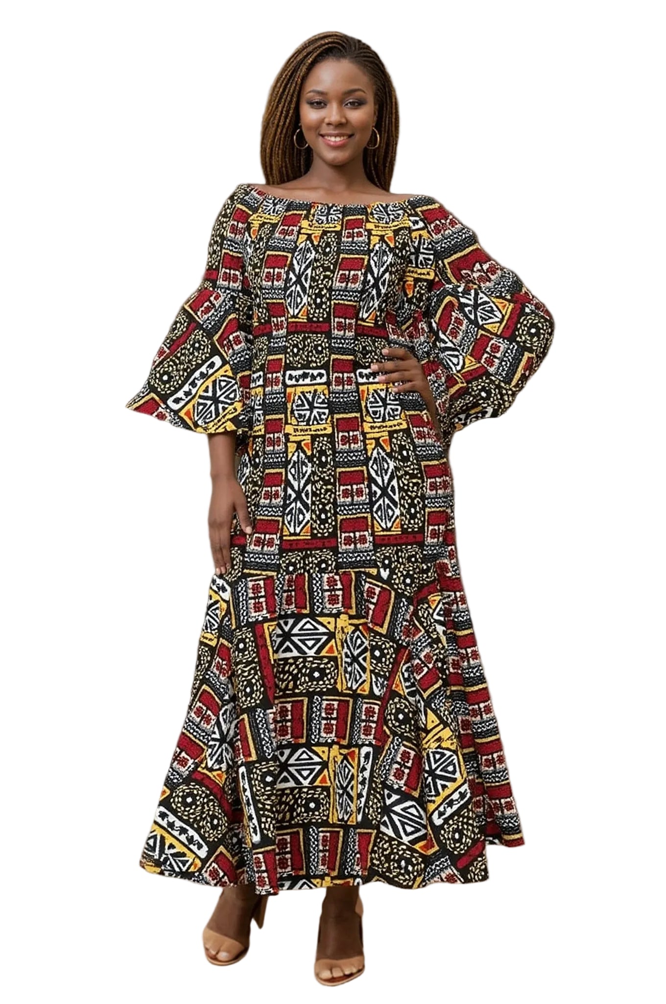 Be Bold In Batik Maxi Dress by Studio EY