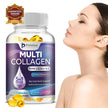 Multiple Collagen Complex - Type I, II, III, V, X, Grass Fed and Non-GMO Hydrolyzed Collagen Peptide Supplement