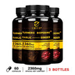 4-in-1 Supplement with Turmeric, Garlic, Ginger Root and Black Pepper - for Joint, Digestive and Immune Support