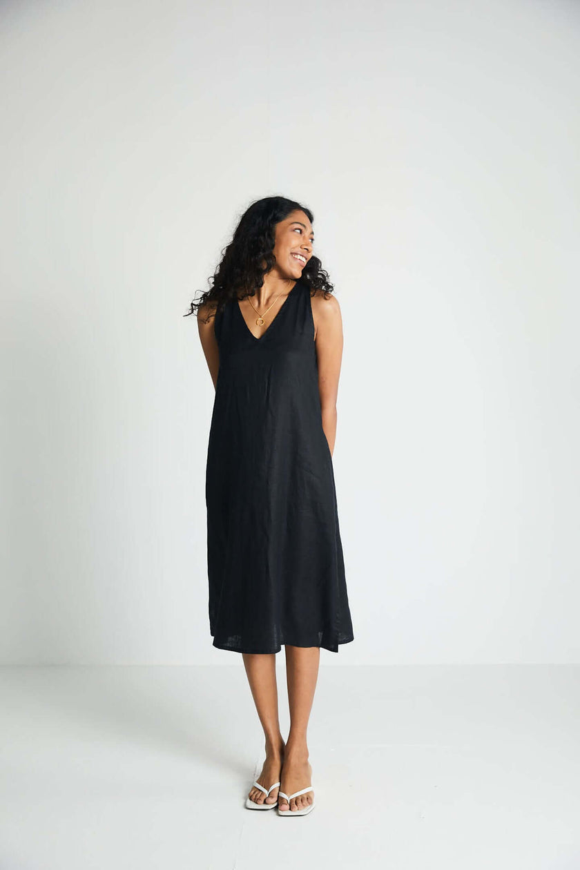 The Hemp Noir Dress