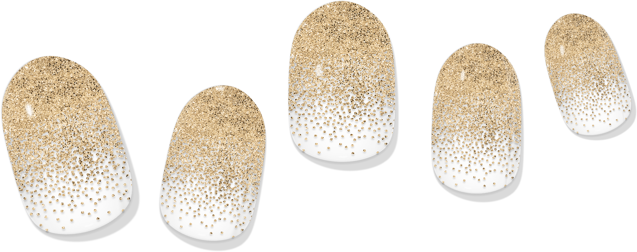 Gold Dusted Gel Nail Wrap