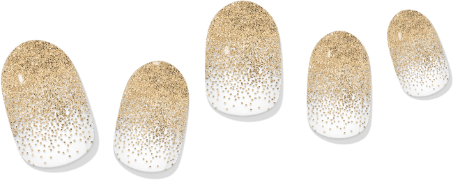 Gold Dusted Gel Nail Wrap